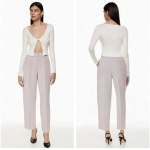 Aritzia Wilfred Carrot Pant in Morado Grey
